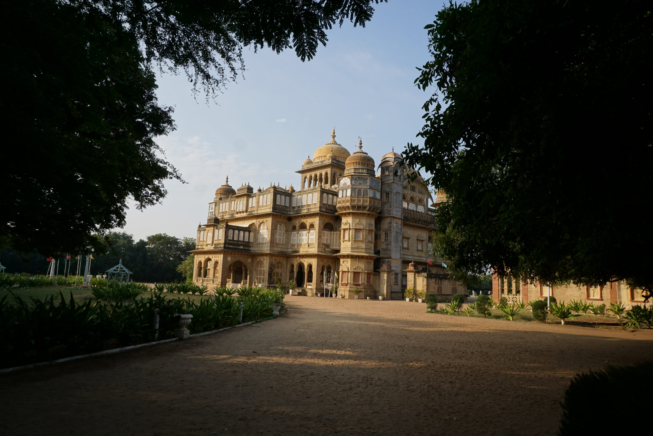 Vijay Vilas Palace in Mandvi, Gujarat – grand royal palace with ornate architecture near the Arabian Sea